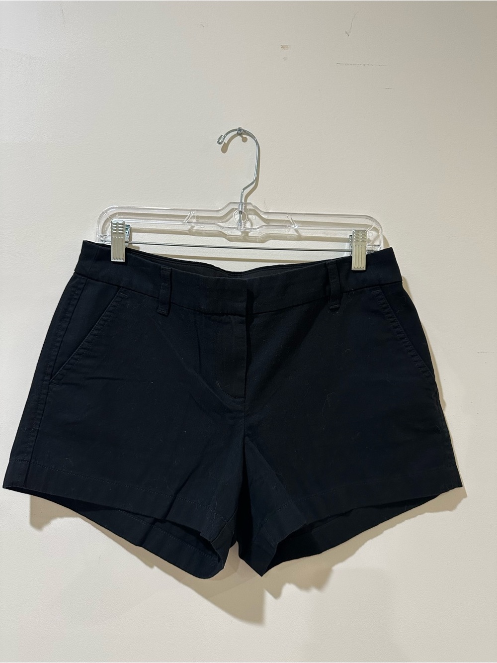 J.Crew Black 3.5” Chino Shorts Women’s Size 6 Classic Mid Rise